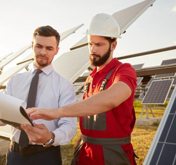 Solar technicians from Eastern Europe